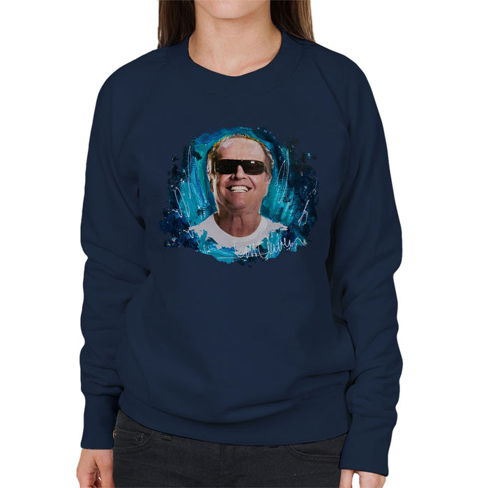 Sidney Maurer Original Portrait Of Jack Nicholson Women's Sweatshirt