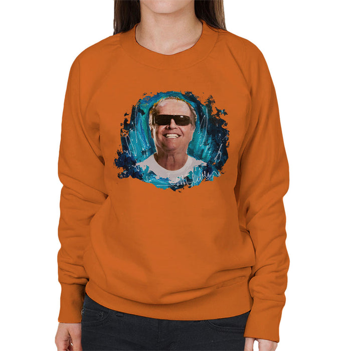 Sidney Maurer Original Portrait Of Jack Nicholson Women's Sweatshirt