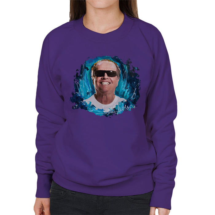 Sidney Maurer Original Portrait Of Jack Nicholson Women's Sweatshirt