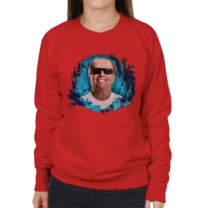 Sidney Maurer Original Portrait Of Jack Nicholson Women's Sweatshirt