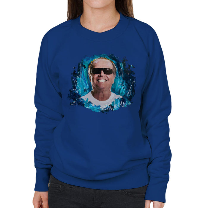 Sidney Maurer Original Portrait Of Jack Nicholson Women's Sweatshirt