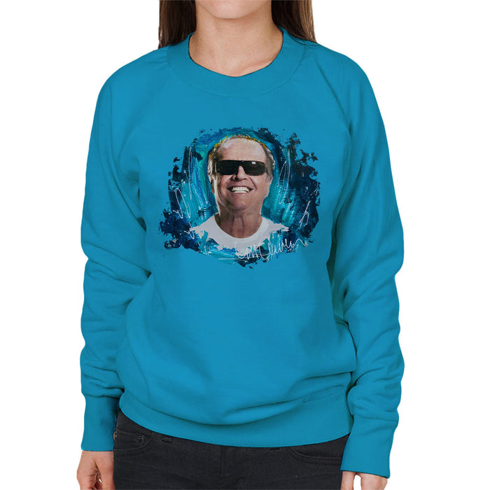 Sidney Maurer Original Portrait Of Jack Nicholson Women's Sweatshirt