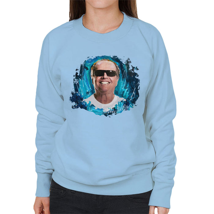 Sidney Maurer Original Portrait Of Jack Nicholson Women's Sweatshirt