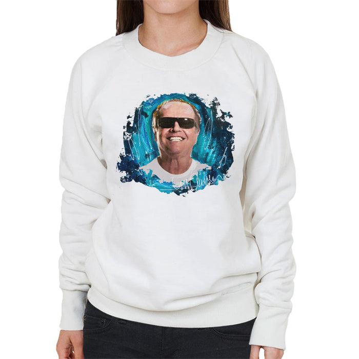 Sidney Maurer Original Portrait Of Jack Nicholson Women's Sweatshirt