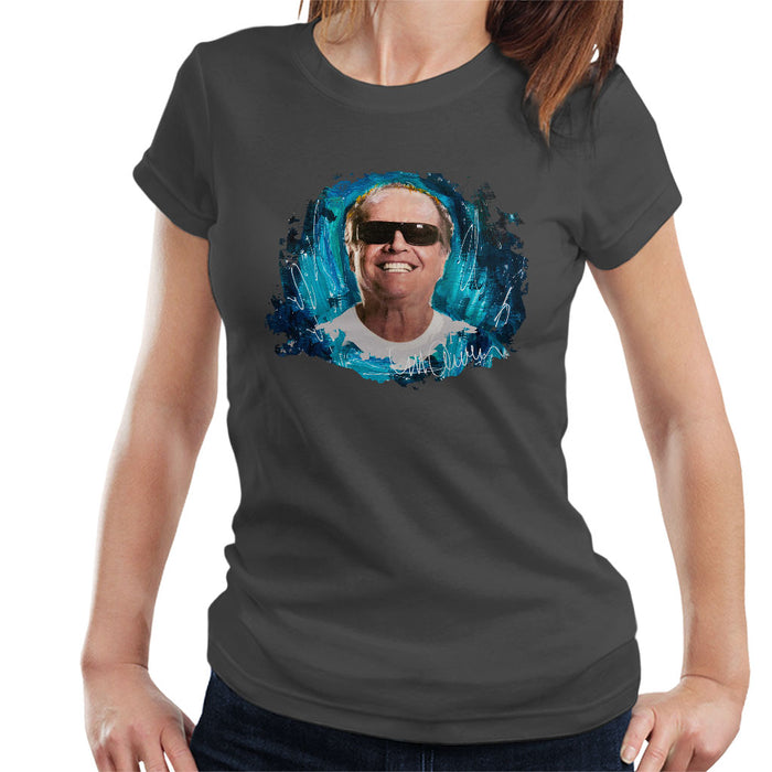 Sidney Maurer Original Portrait Of Jack Nicholson Women's T-Shirt