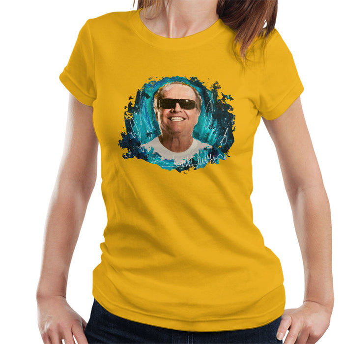 Sidney Maurer Original Portrait Of Jack Nicholson Women's T-Shirt