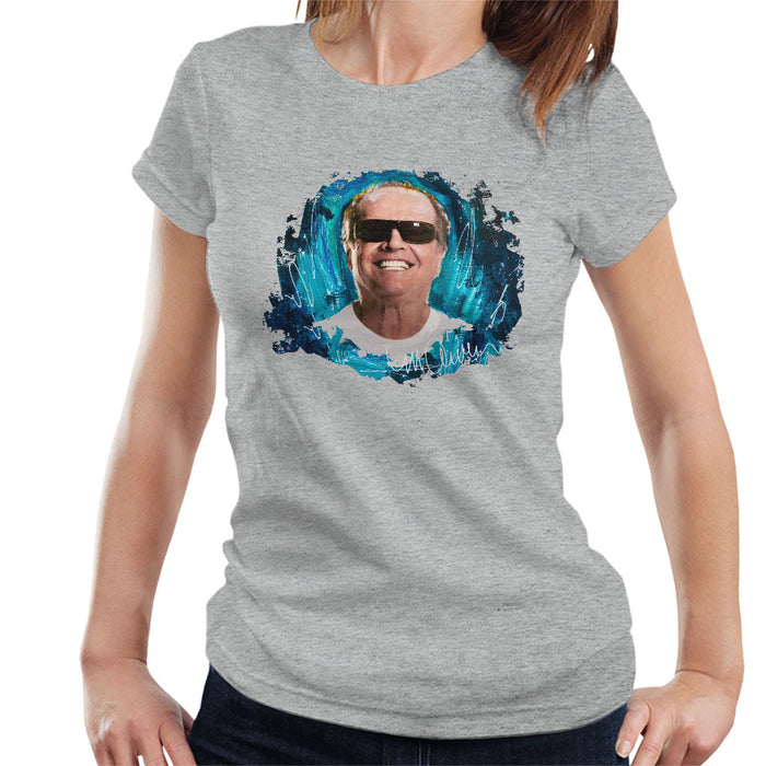 Sidney Maurer Original Portrait Of Jack Nicholson Women's T-Shirt