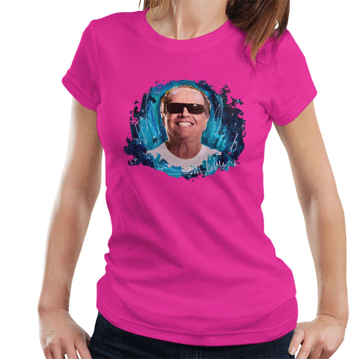 Sidney Maurer Original Portrait Of Jack Nicholson Women's T-Shirt
