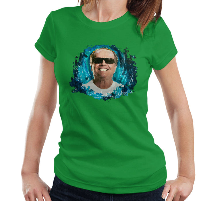 Sidney Maurer Original Portrait Of Jack Nicholson Women's T-Shirt