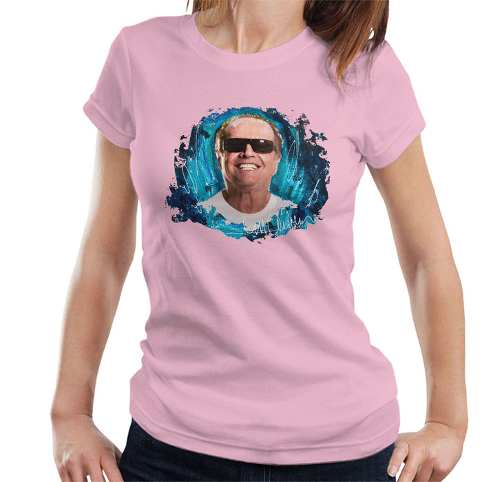 Sidney Maurer Original Portrait Of Jack Nicholson Women's T-Shirt