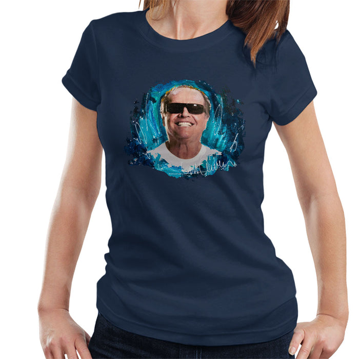 Sidney Maurer Original Portrait Of Jack Nicholson Women's T-Shirt