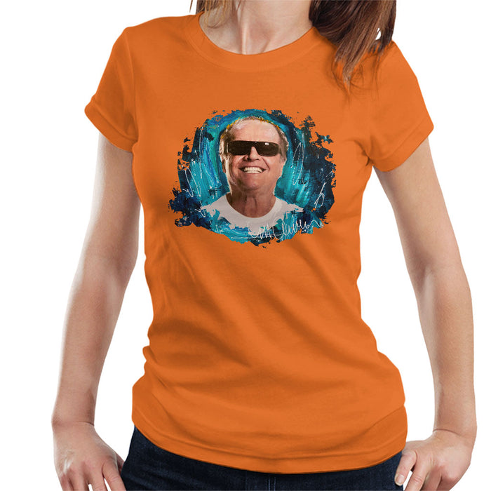 Sidney Maurer Original Portrait Of Jack Nicholson Women's T-Shirt