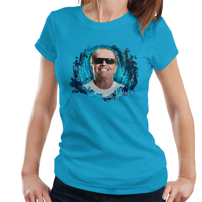 Sidney Maurer Original Portrait Of Jack Nicholson Women's T-Shirt