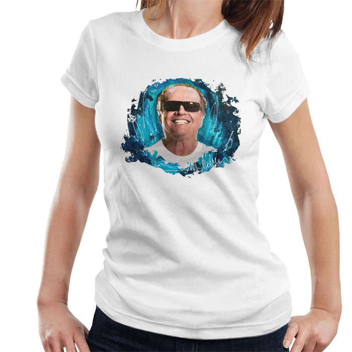 Sidney Maurer Original Portrait Of Jack Nicholson Women's T-Shirt