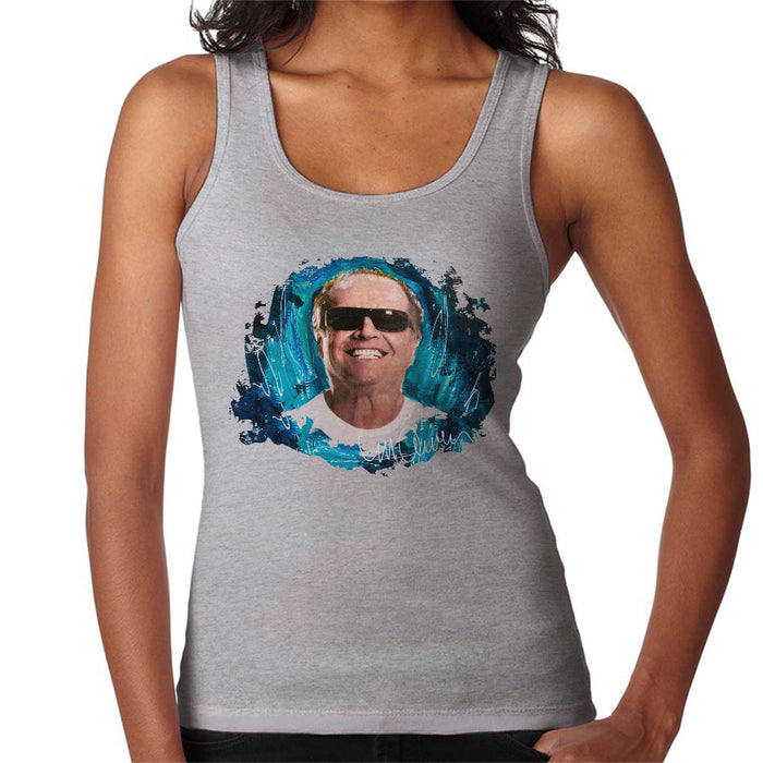 Sidney Maurer Original Portrait Of Jack Nicholson Women's Vest