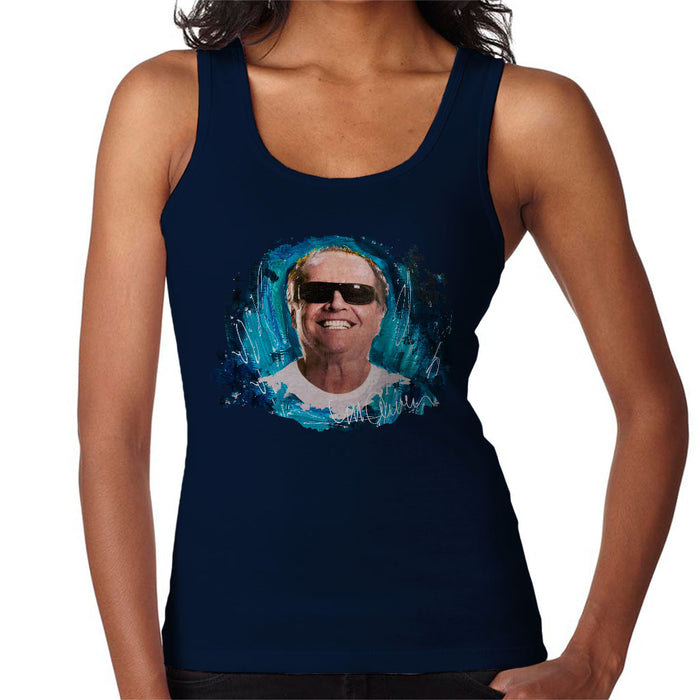 Sidney Maurer Original Portrait Of Jack Nicholson Women's Vest