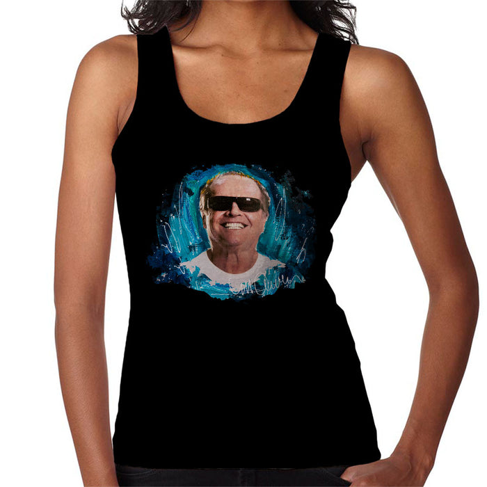 Sidney Maurer Original Portrait Of Jack Nicholson Women's Vest