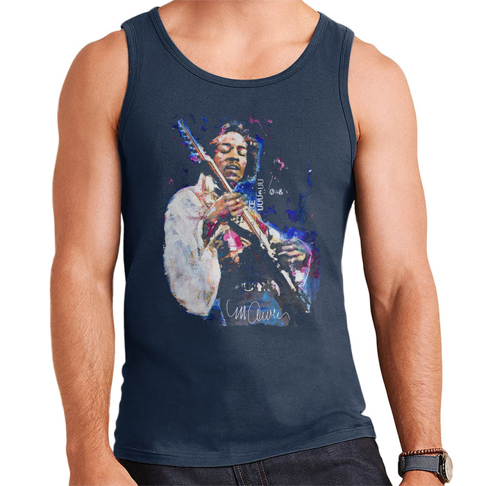 Sidney Maurer Original Portrait Of Jimi Hendrix Men's Vest