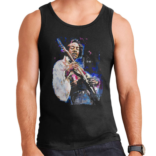 Sidney Maurer Original Portrait Of Jimi Hendrix Men's Vest