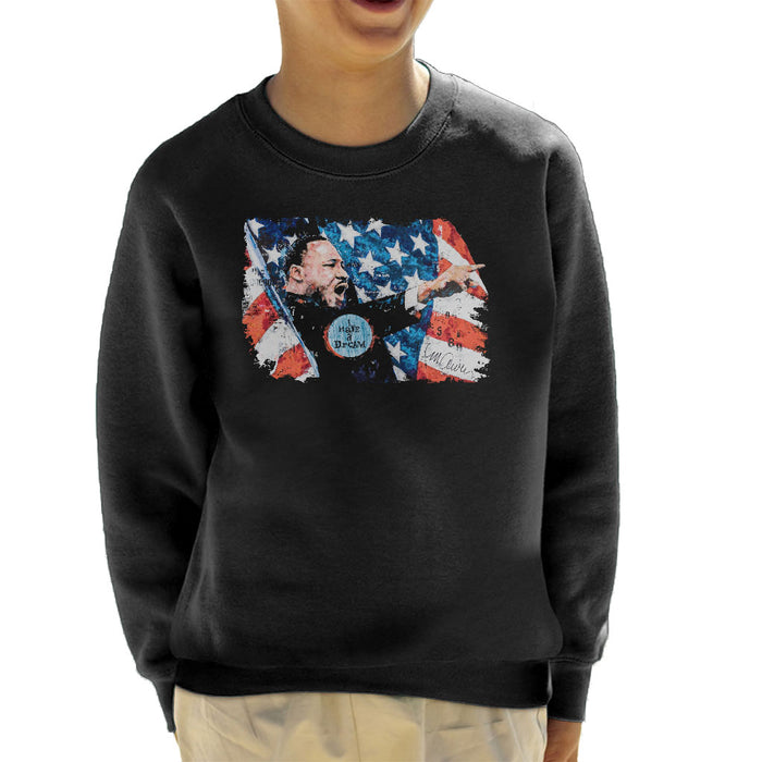 Sidney Maurer Original Portrait Of Martin Luther King Kid's Sweatshirt