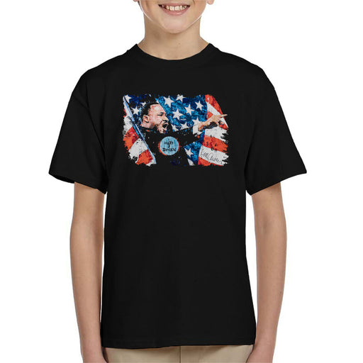 Sidney Maurer Original Portrait Of Martin Luther King Kid's T-Shirt