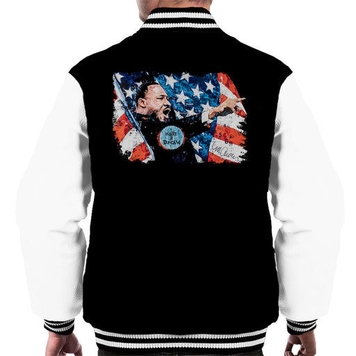Sidney Maurer Original Portrait Of Martin Luther King Men's Varsity Jacket