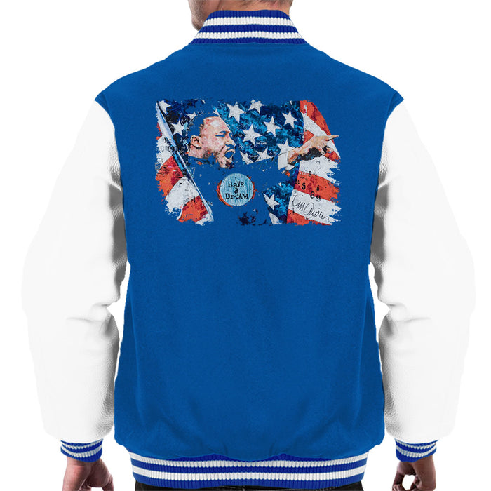 Sidney Maurer Original Portrait Of Martin Luther King Men's Varsity Jacket