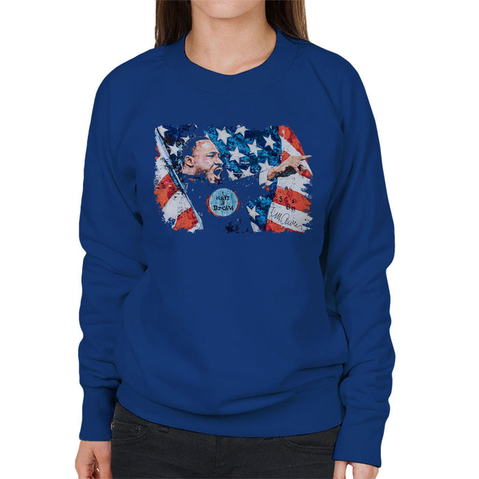 Sidney Maurer Original Portrait Of Martin Luther King Women's Sweatshirt