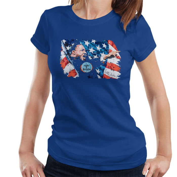 Sidney Maurer Original Portrait Of Martin Luther King Women's T-Shirt