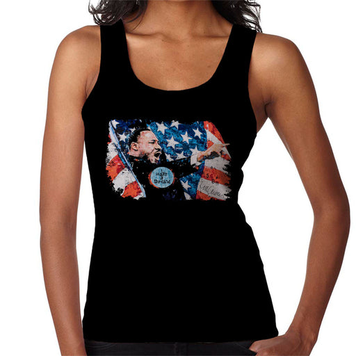 Sidney Maurer Original Portrait Of Martin Luther King Women's Vest