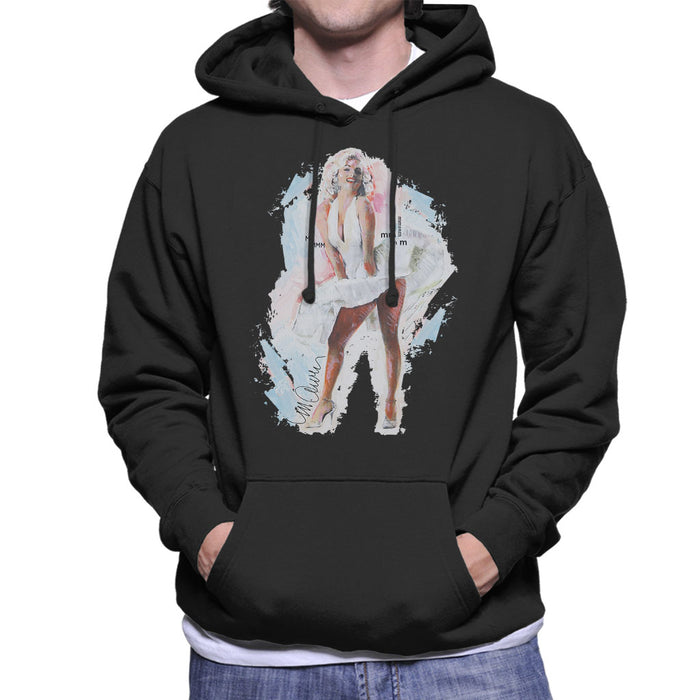 Sidney Maurer Original Portrait Of Marilyn Monroe Skirt Men's Hooded Sweatshirt