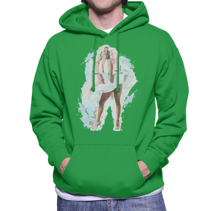 Sidney Maurer Original Portrait Of Marilyn Monroe Skirt Men's Hooded Sweatshirt
