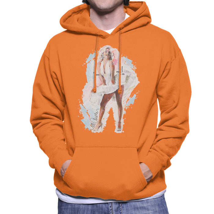 Sidney Maurer Original Portrait Of Marilyn Monroe Skirt Men's Hooded Sweatshirt