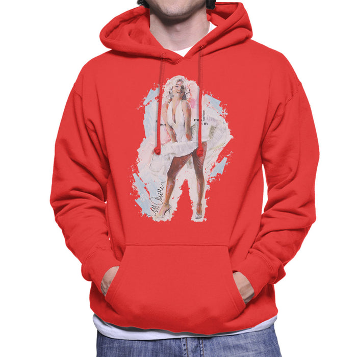 Sidney Maurer Original Portrait Of Marilyn Monroe Skirt Men's Hooded Sweatshirt