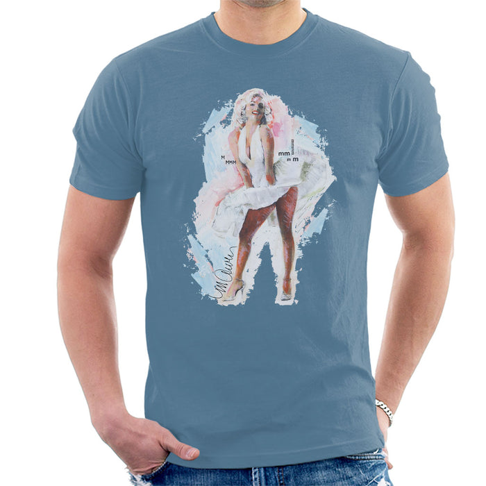 Sidney Maurer Original Portrait Of Marilyn Monroe Skirt Men's T-Shirt