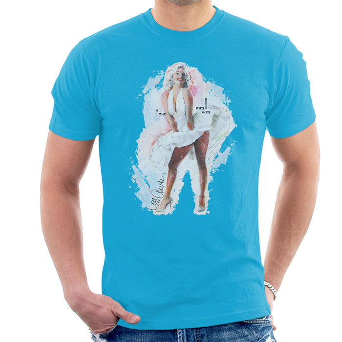 Sidney Maurer Original Portrait Of Marilyn Monroe Skirt Men's T-Shirt