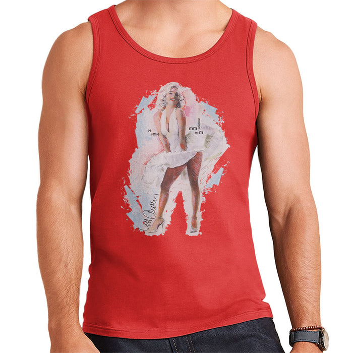 Sidney Maurer Original Portrait Of Marilyn Monroe Skirt Men's Vest