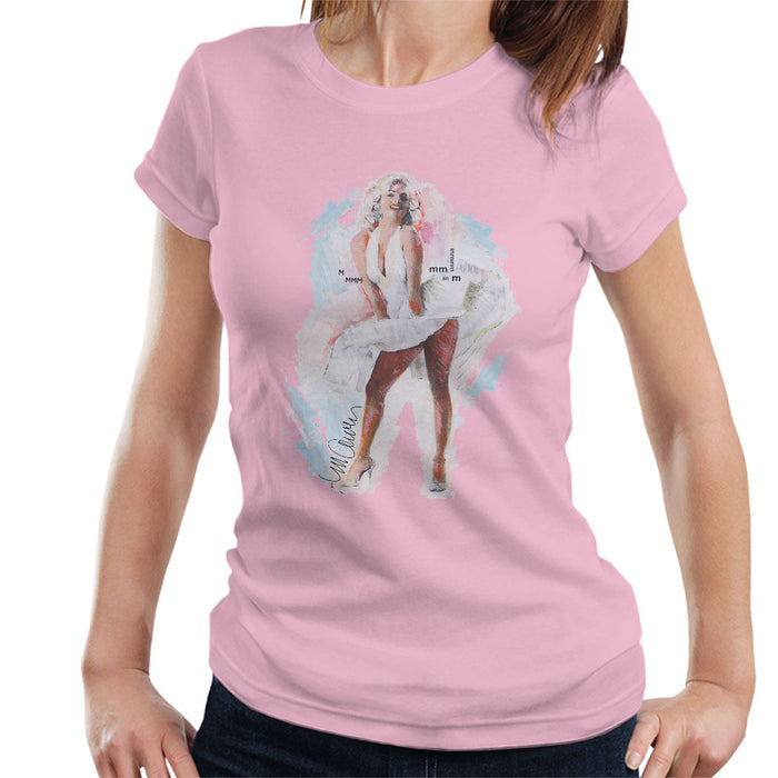 Sidney Maurer Original Portrait Of Marilyn Monroe Skirt Women's T-Shirt