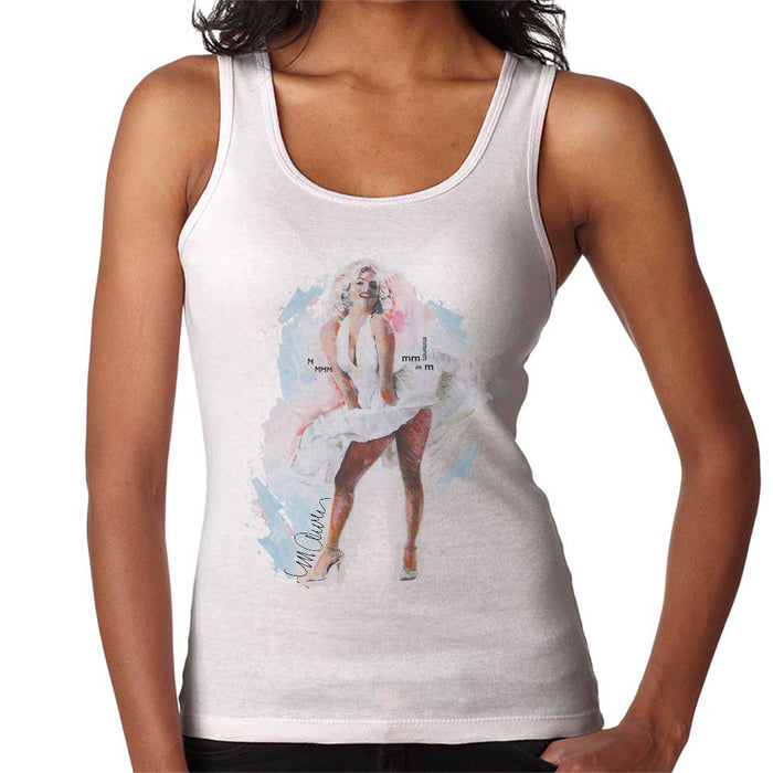 Sidney Maurer Original Portrait Of Marilyn Monroe Skirt Women's Vest