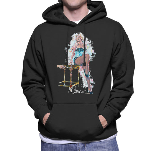 Sidney Maurer Original Portrait Of Marilyn Monroe Stockings Men's Hooded Sweatshirt