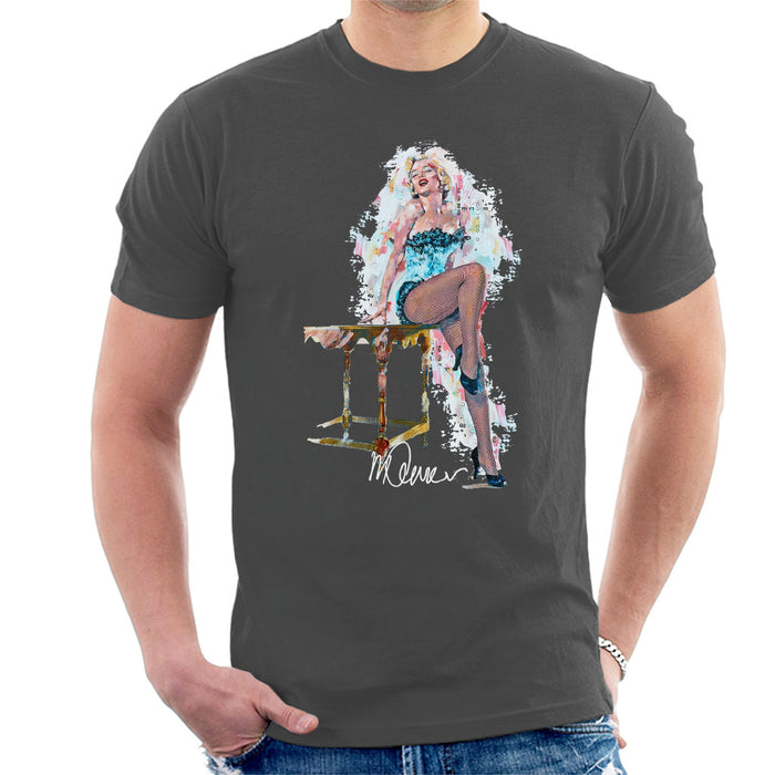 Sidney Maurer Original Portrait Of Marilyn Monroe Stockings Men's T-Shirt