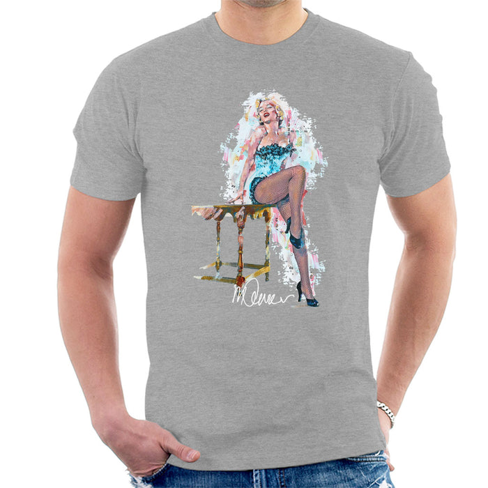Sidney Maurer Original Portrait Of Marilyn Monroe Stockings Men's T-Shirt