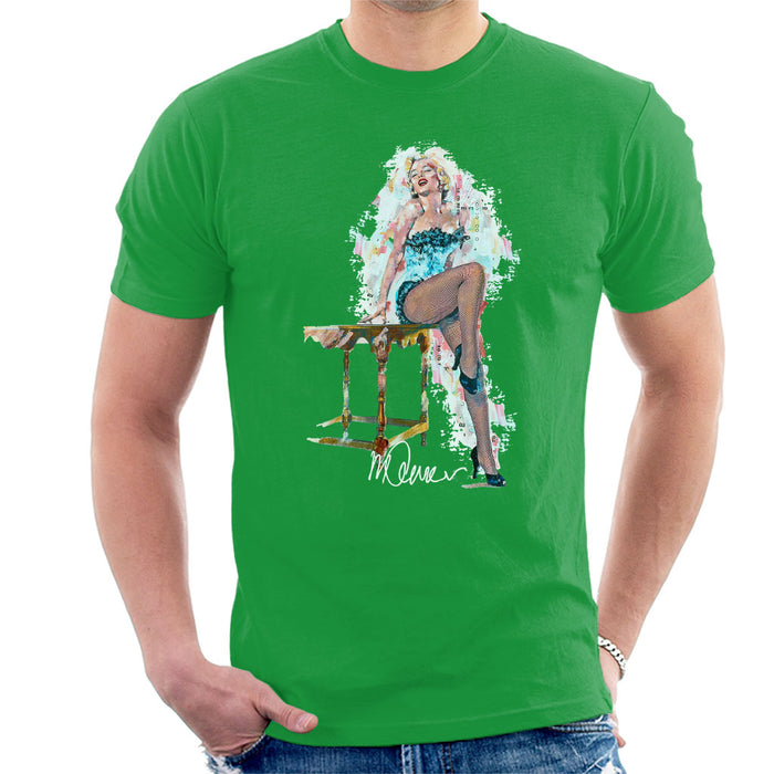 Sidney Maurer Original Portrait Of Marilyn Monroe Stockings Men's T-Shirt
