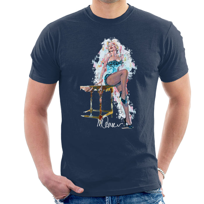 Sidney Maurer Original Portrait Of Marilyn Monroe Stockings Men's T-Shirt