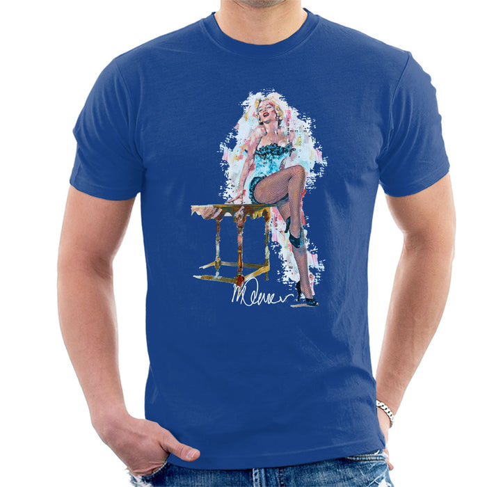 Sidney Maurer Original Portrait Of Marilyn Monroe Stockings Men's T-Shirt