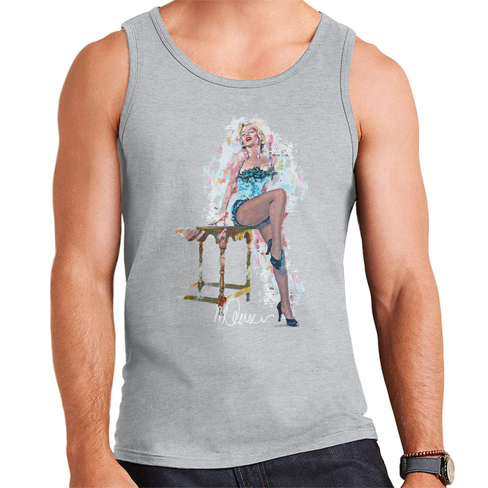 Sidney Maurer Original Portrait Of Marilyn Monroe Stockings Men's Vest