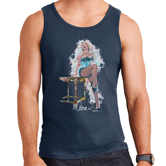 Sidney Maurer Original Portrait Of Marilyn Monroe Stockings Men's Vest