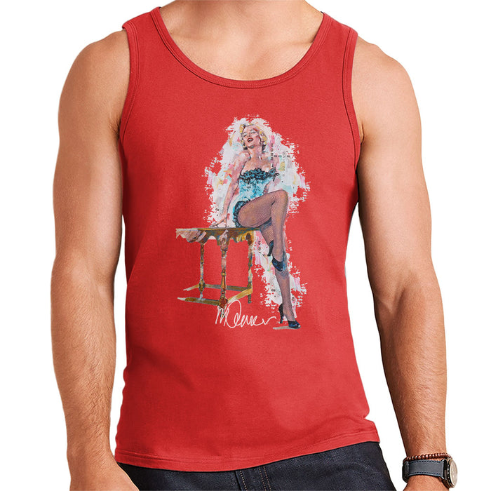 Sidney Maurer Original Portrait Of Marilyn Monroe Stockings Men's Vest