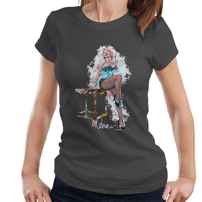 Sidney Maurer Original Portrait Of Marilyn Monroe Stockings Women's T-Shirt
