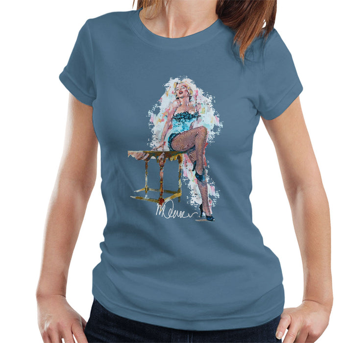 Sidney Maurer Original Portrait Of Marilyn Monroe Stockings Women's T-Shirt